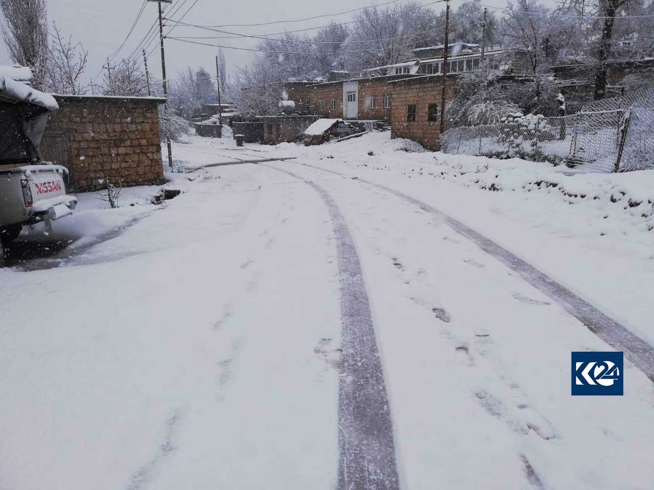 شەپۆلێكی بەفربارین چەند ناوچەیەكی ھەرێمی كوردستانی گرتەوە