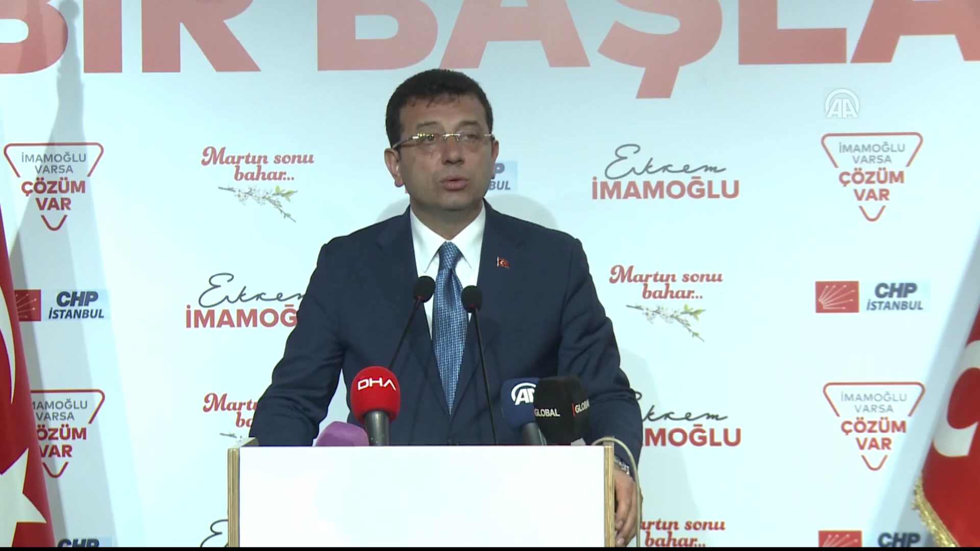 Ekrem Îmamoglu:  Erdogan "Tikaya harîkar bin"