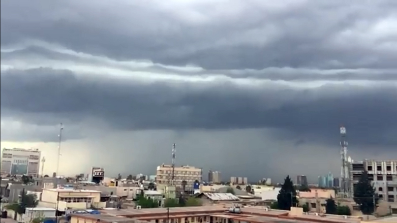 گێژەڵووكەیەكی ھەورەتریشقە و باران و تەرزە ھەرێمی كوردستان دەگرێتەوە