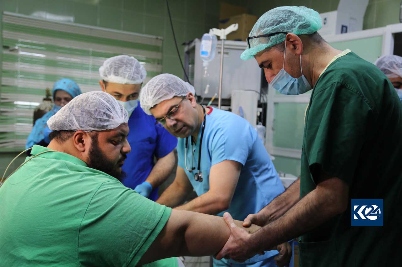 ئەو پیاوەی قەڵەوی تەنگی پێھەڵچنیوە لە سلێمانی لەژێر چاودێری پزیشكیدایە