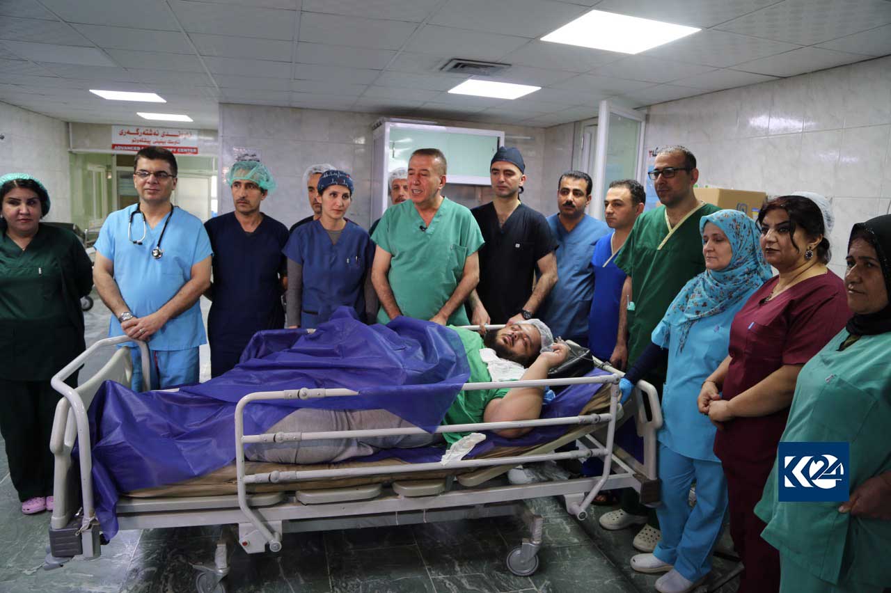 ئەو پیاوەی قەڵەوی تەنگی پێھەڵچنیوە لە سلێمانی لەژێر چاودێری پزیشكیدایە