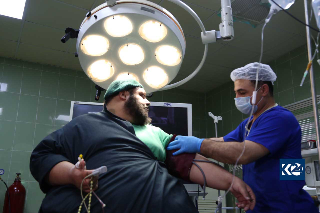 ئەو پیاوەی قەڵەوی تەنگی پێھەڵچنیوە لە سلێمانی لەژێر چاودێری پزیشكیدایە