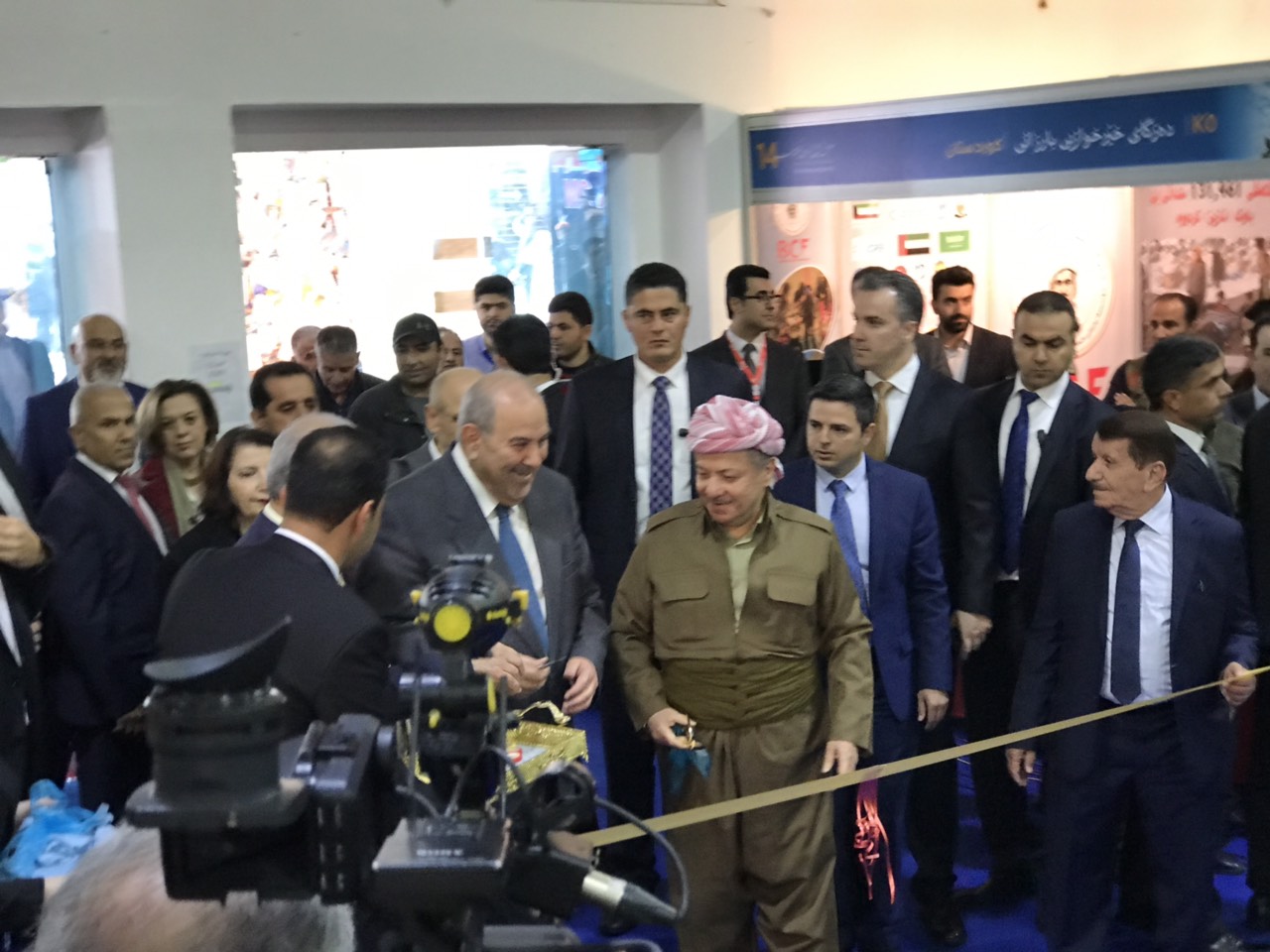 سەرۆك بارزانی 14مین پێشانگای نێودەوڵەتی كتێبی لە ھەولێر كردەوە
