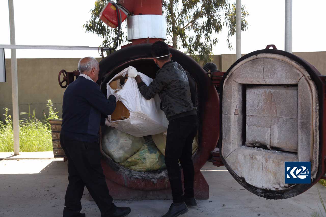 زیاتر لە 11 كیلۆ مادەی ھۆشبەر لە سلێمانی لەناو دەبرێت