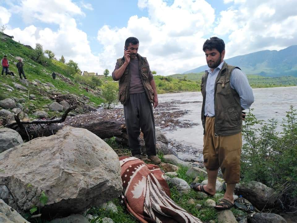 تەرمێك لە زێی گەورە دۆزرایەوە