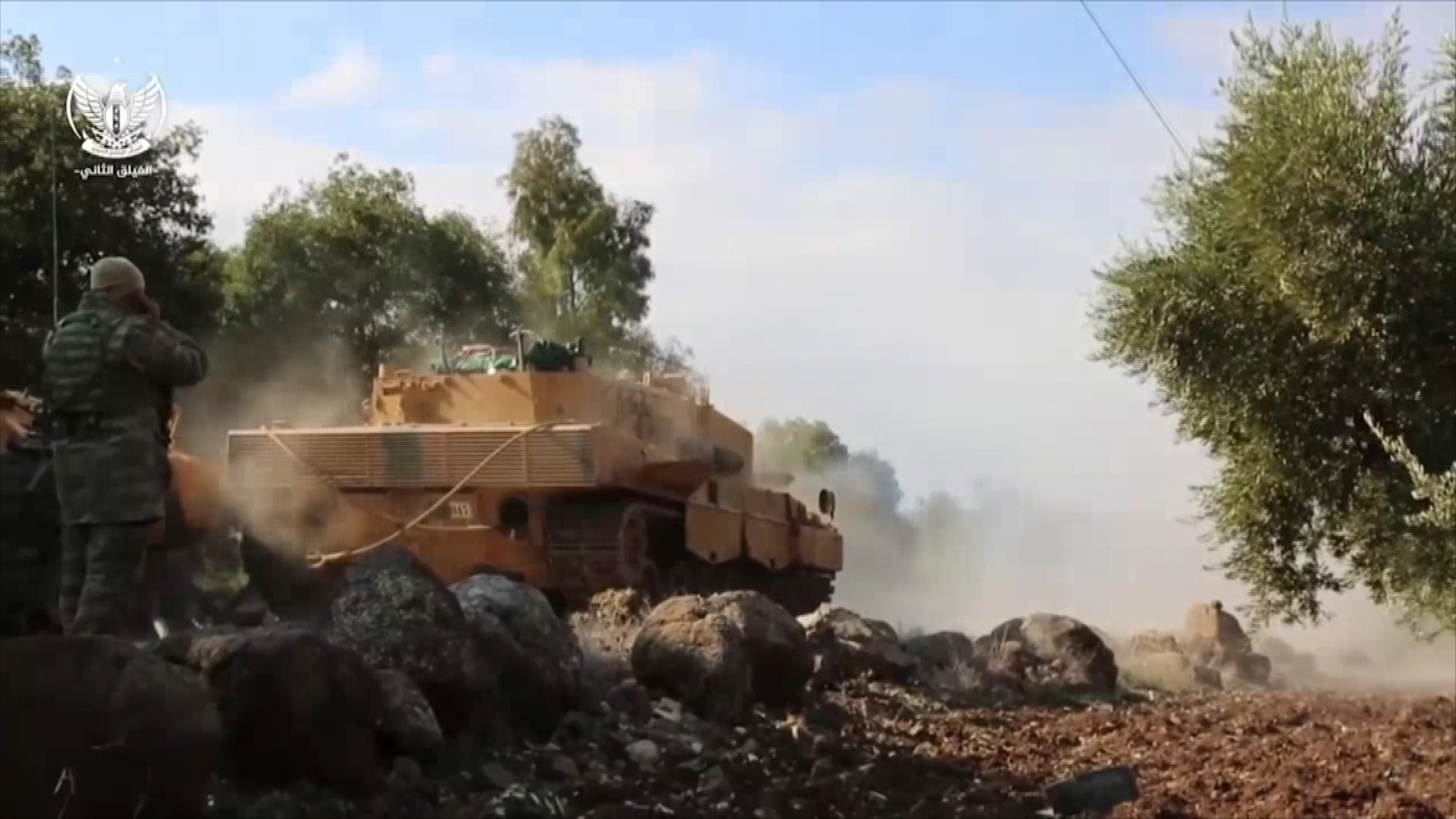 Tirkyê bareghên HSDyê li Tel rif'et topbaran kir