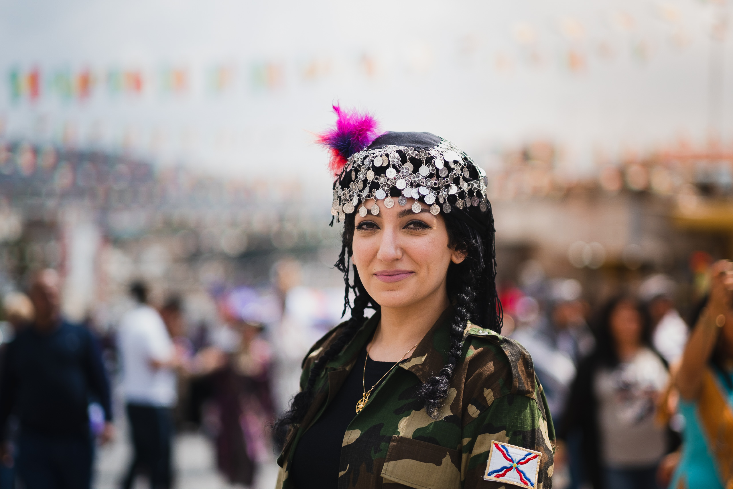 Melinda Khubiar, an Assyrian-American now living in Erbil, Kurdistan Region, April 1, 2019. (Photo: Levi Clancy)