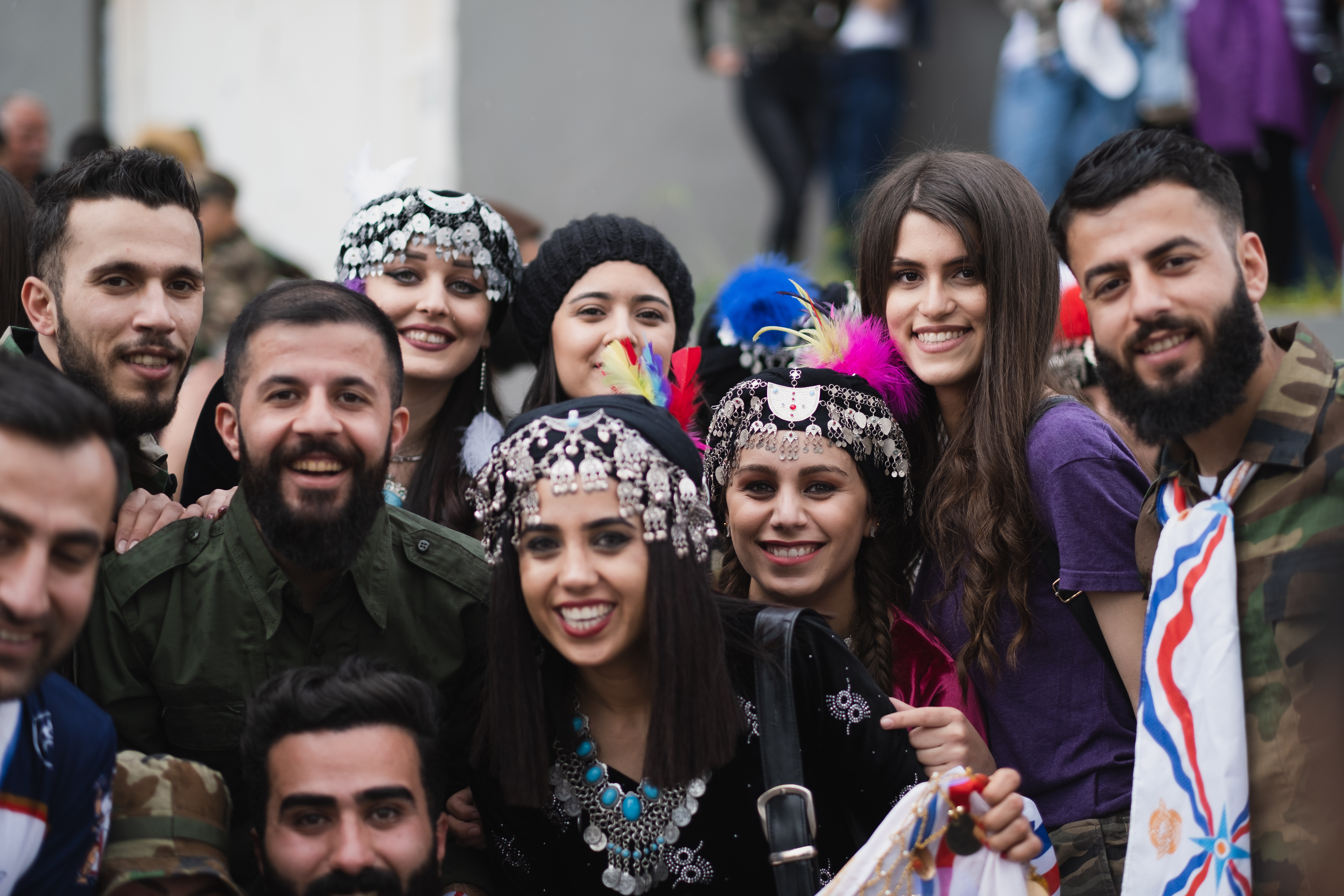 Christians from across the region, including the diaspora from around the world, joined the celebrations in Duhok, Kurdistan Region, April 1, 2019. (Photo: Levi Clancy)