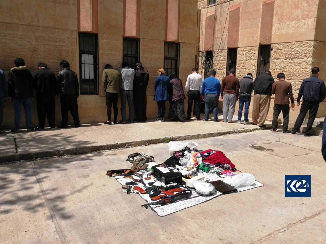 لە سلێمانی 29 تۆمەتبار دەستگیر كران