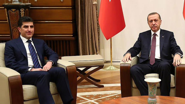 Erdogan pîrozbahîyê li Nêçîrvan Barzanî dike