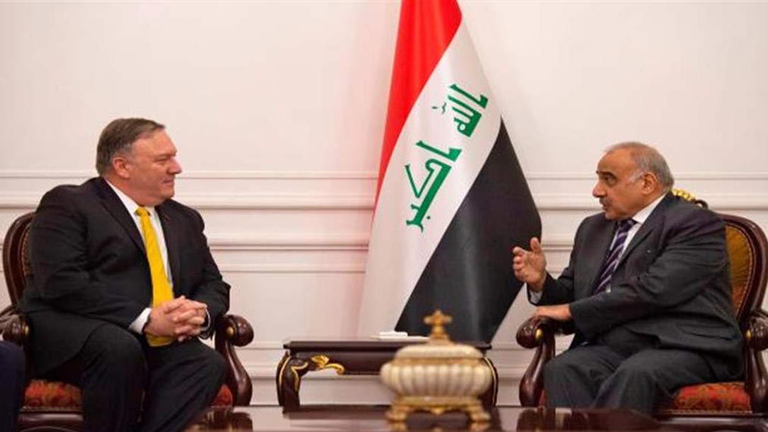 پۆمپیۆ بۆ ده‌سه‌ڵاتدارانی عێراق: میلیشاكانی سه‌ر به‌ ئێران كۆنتڕۆڵ بكه‌ن