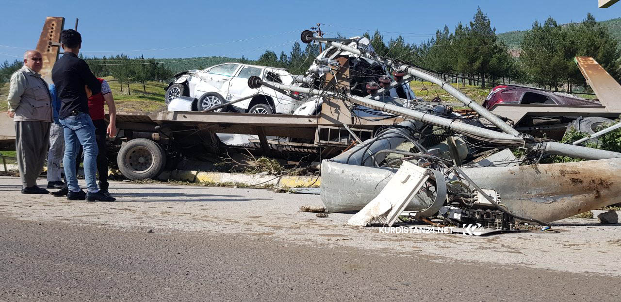 بارھەڵگرێك لە سۆران بە شەش ئۆتۆمبێلەوە وەرگەڕا