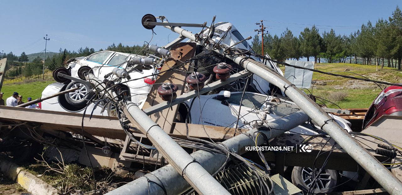 بارھەڵگرێك لە سۆران بە شەش ئۆتۆمبێلەوە وەرگەڕا