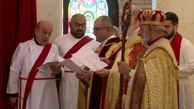 The Mar Georgis Church, first built in 1980, is reopened on May 15, 2019. (Photo: Kurdistan 24/Rahand Mohammed-Amin)