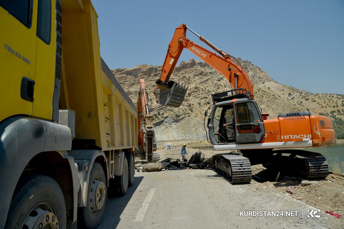 قۆناغی یەکەمی چارەسەر بۆ چینی سەرەوەی بەنداوی دەربەندیخان دەستیپێكرد