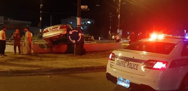 لە رووداوێکی هاتووچۆدا لە گەرمیان چوار كەس برینداربوون