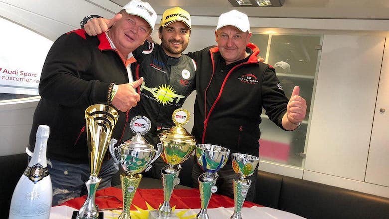 Isaac Tutumlu and his team pose with their trophies. (Photo: Facebook/Isaac Tutumlu)