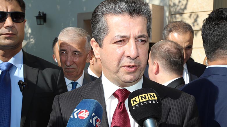 Masrour Barzani, KRG PM-designate, following a meeting with the Gorran politburo in Sulaimani on June, 17, 2019. (Photo: Kurdistan 24)