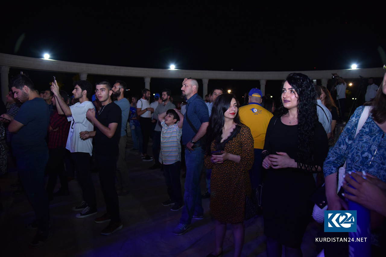 به‌ وێنه‌..  كۆنسوڵخانه‌ی فه‌ره‌نسا له‌ هه‌ولێر كۆنسێرتێكی میوزیكی سازكرد
