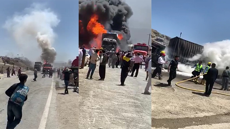 تیمەکانی بەرگری شارستانی ھەرێمی کوردستان بەهانای ئێرانەوە دەچن