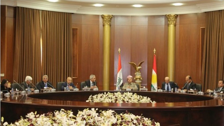 Serok Barzanî bi Serkidatiya PDK-Sê re civiya