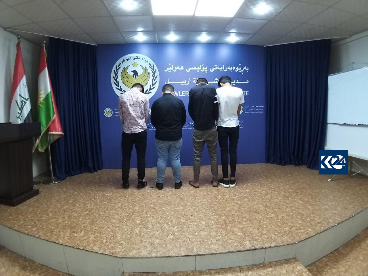 دوو باندی دزیكردن لە ھەولێر دەستگیر كران