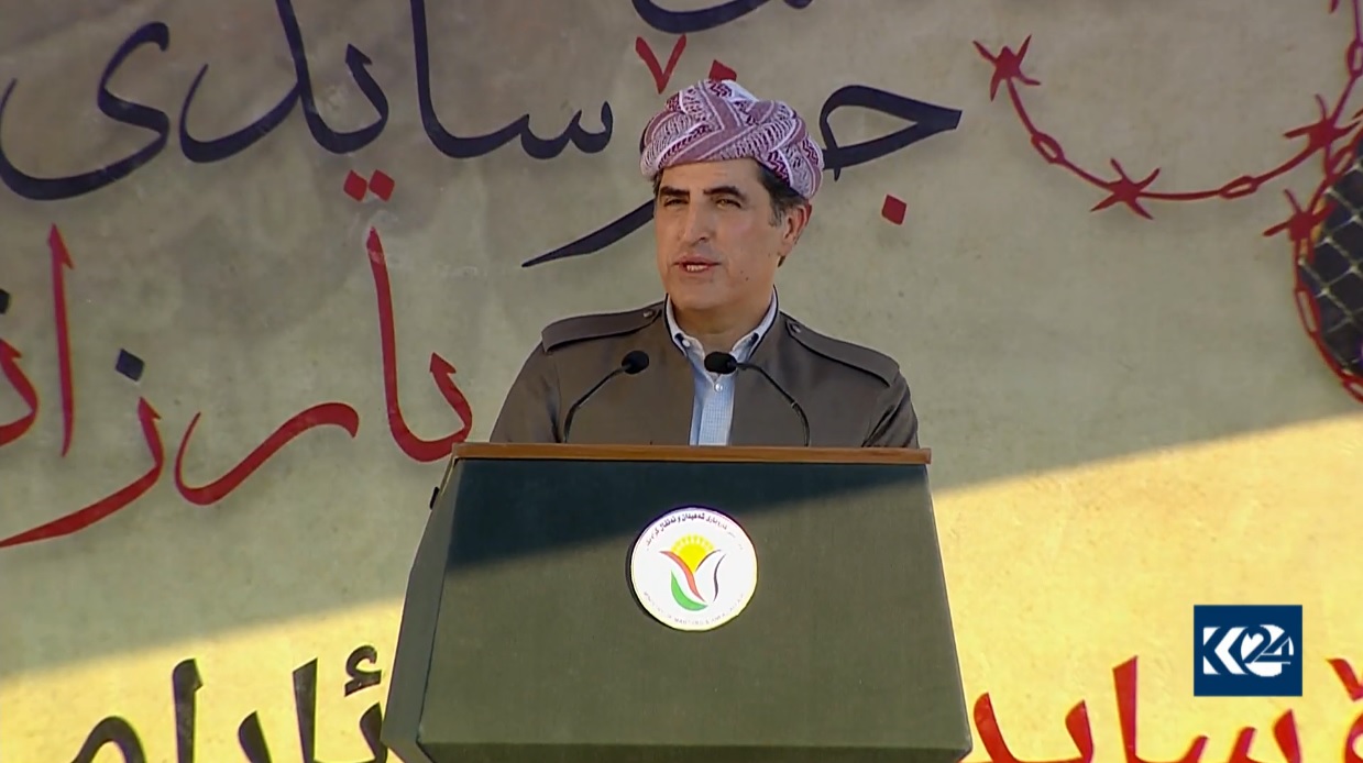 ده‌قی وتاری نێچیرڤان بارزانی له‌ 36 مین ساڵوه‌گه‌ڕی جینۆسایدی بارزانییه‌كان