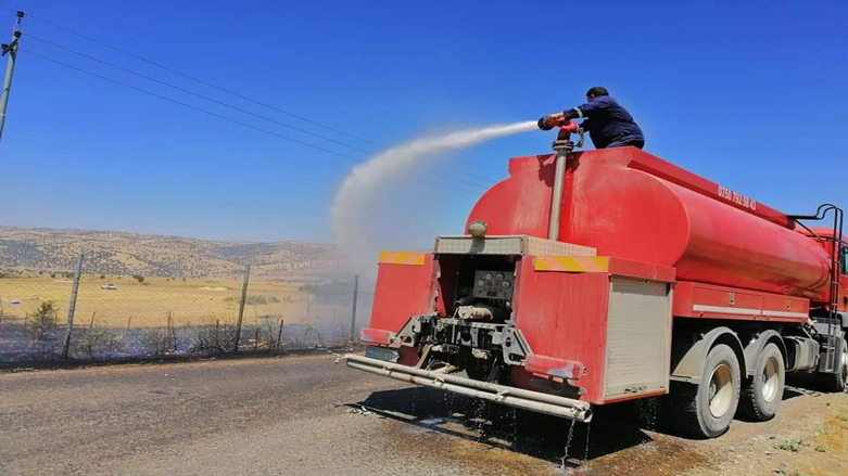 لە رووداوێكی ھاتووچۆدا 6 كارمەندی ئاگركوژێنەوەی سۆران بریندار بوون