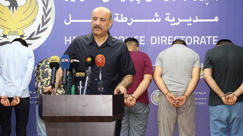 پۆلیسی هه‌ولێر ده‌ستگیركردنی 53 تۆمه‌تباری راگه‌یاند