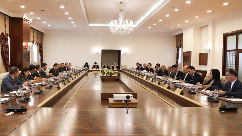 The Kurdistan Regional Government (KRG) Council of Ministers convened on Tuesday, July 29, 2019. (Photo: KRG)