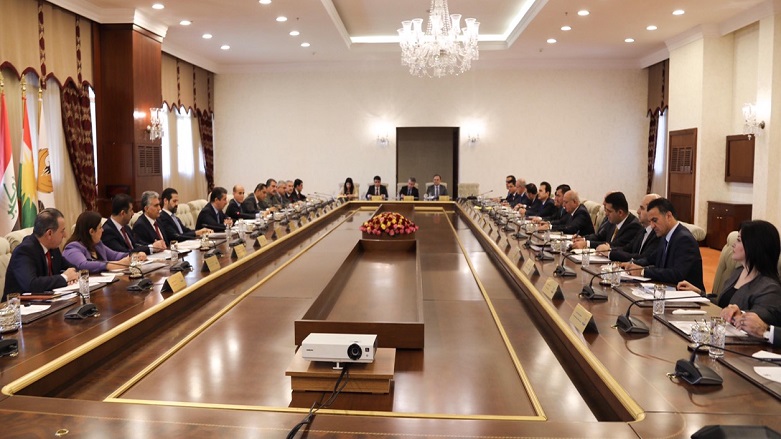 دومین نشست دولت اقلیم کردستان بە ریاست مسرور بارزانی برگزار شد