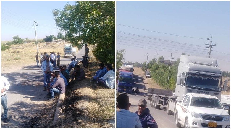 دانیشتوانی گوندێکی دیبه‌گه‌ داوای کار لە کۆمپانیایه‌كی بواری نه‌وت و غاز دەکەن