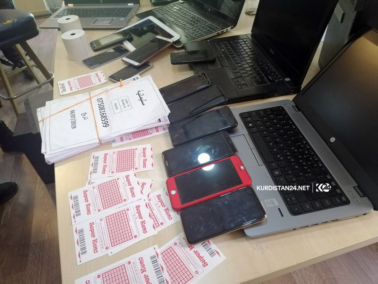 قومارخانەیەكی ئەلیكترۆنی لە ھەولێر دەستی بەسەردا گیرا