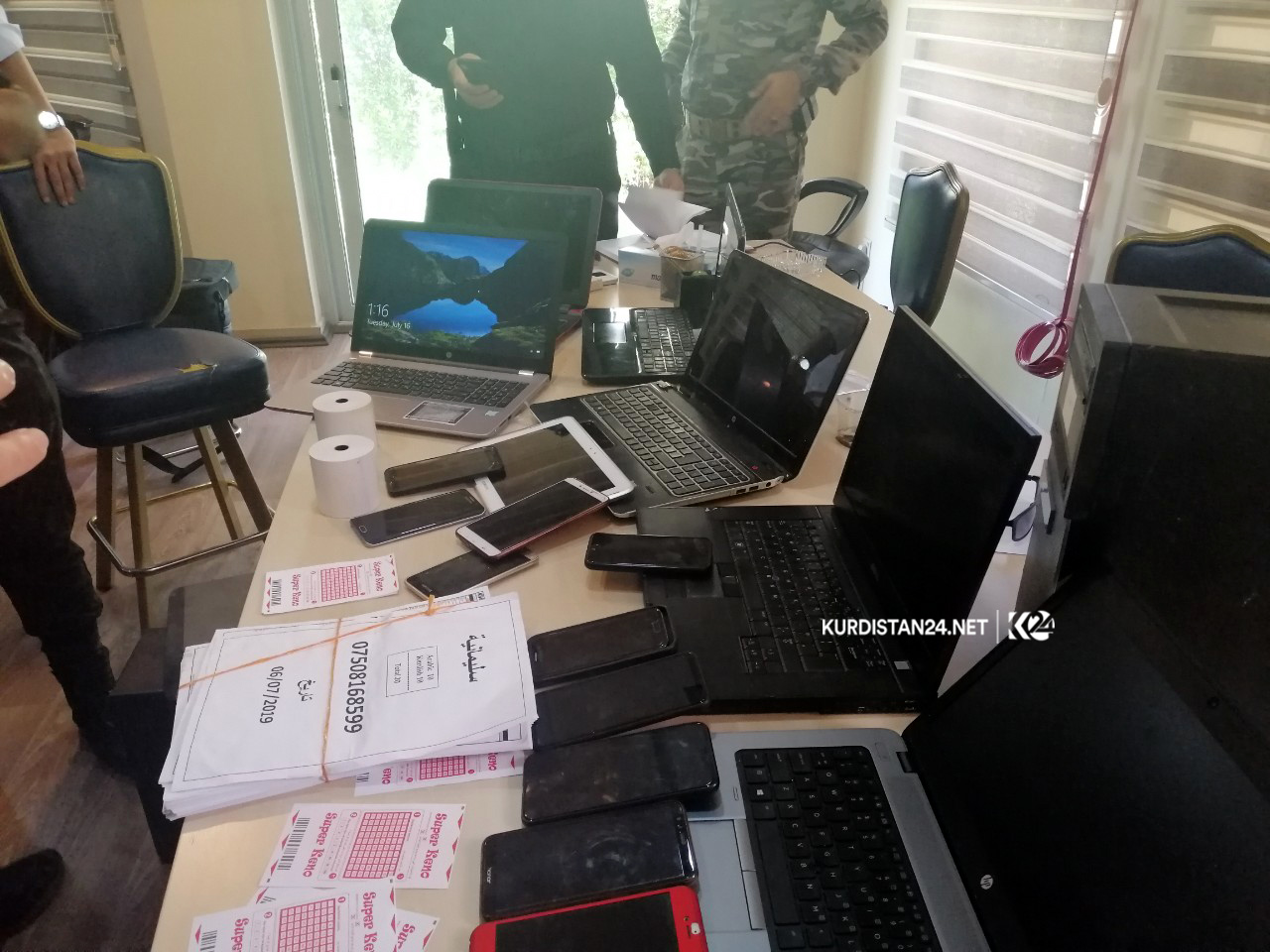 قومارخانەیەكی ئەلیكترۆنی لە ھەولێر دەستی بەسەردا گیرا