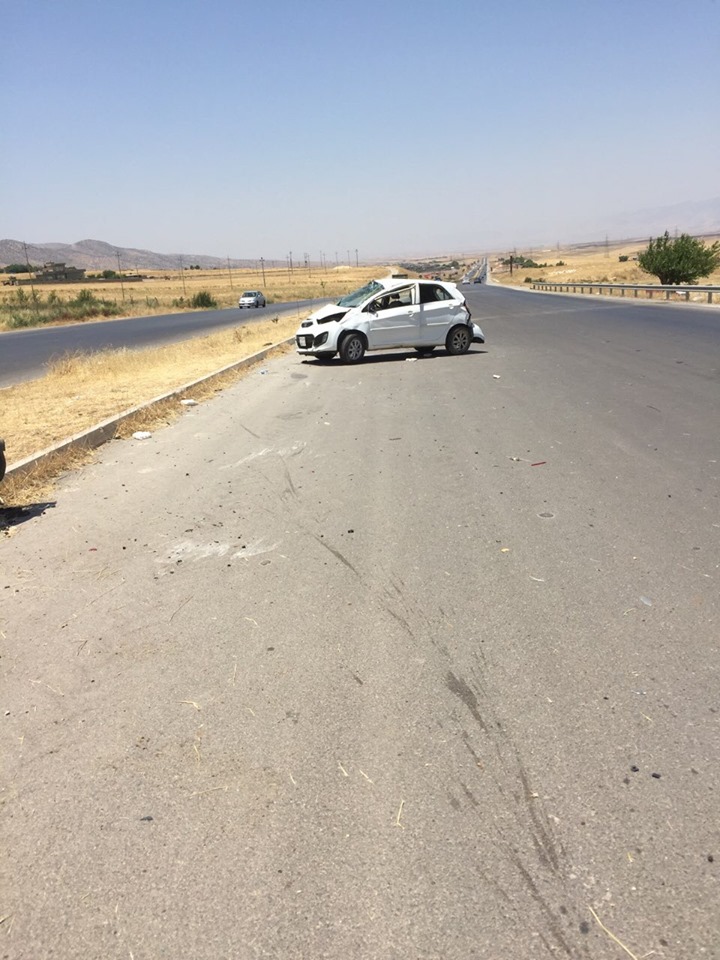 لە رووداوێكی ھاتووچۆدا لە رێگای شەقڵاوە- باسرمە ژنێك گیانی لەدەستدا