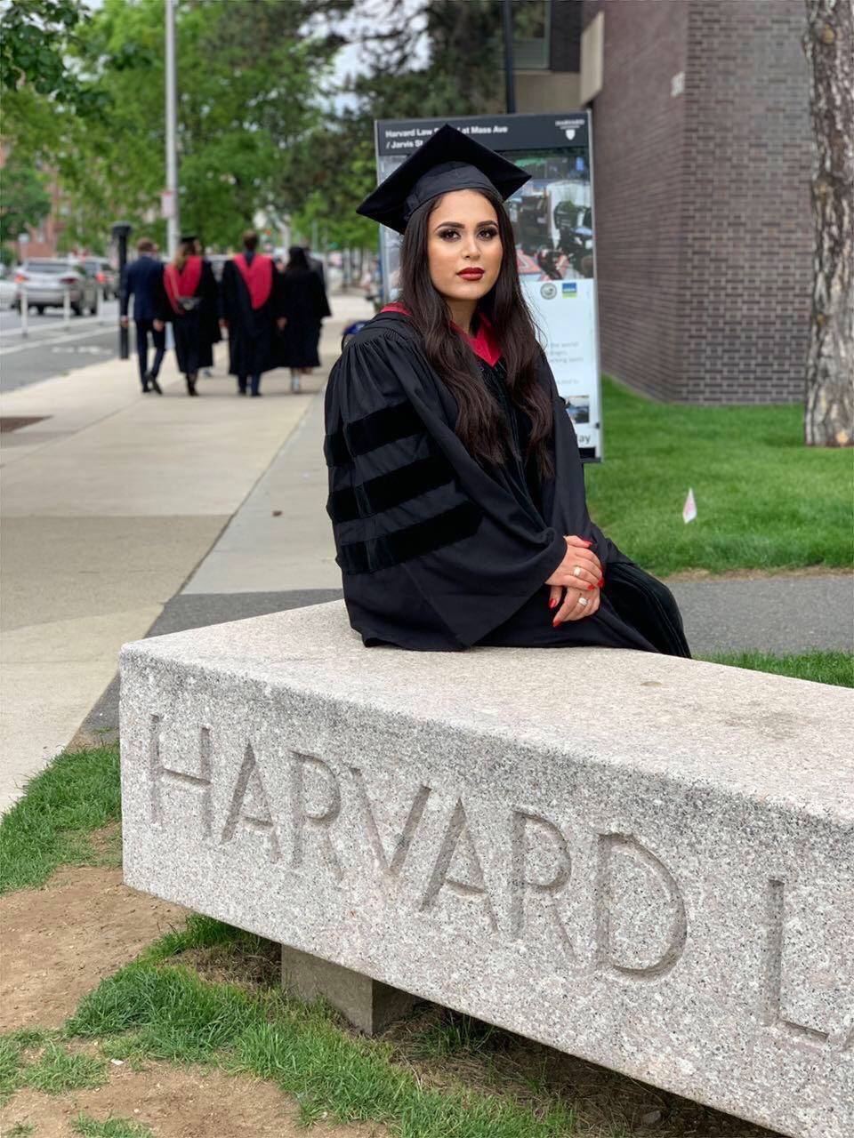 Rez Gardi, the first Kurd in history to graduate from Harvard Law. (Photo: Facebook/Rez Gardi)