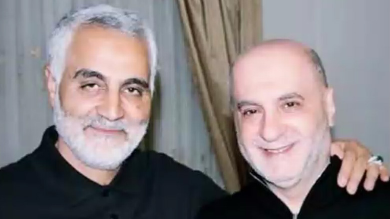 Qasim Soleimani, head of the IRGC’s Qods Force (L) with Lebanese lawmaker Amin Sherri. (Photo: US Department of the Treasury)