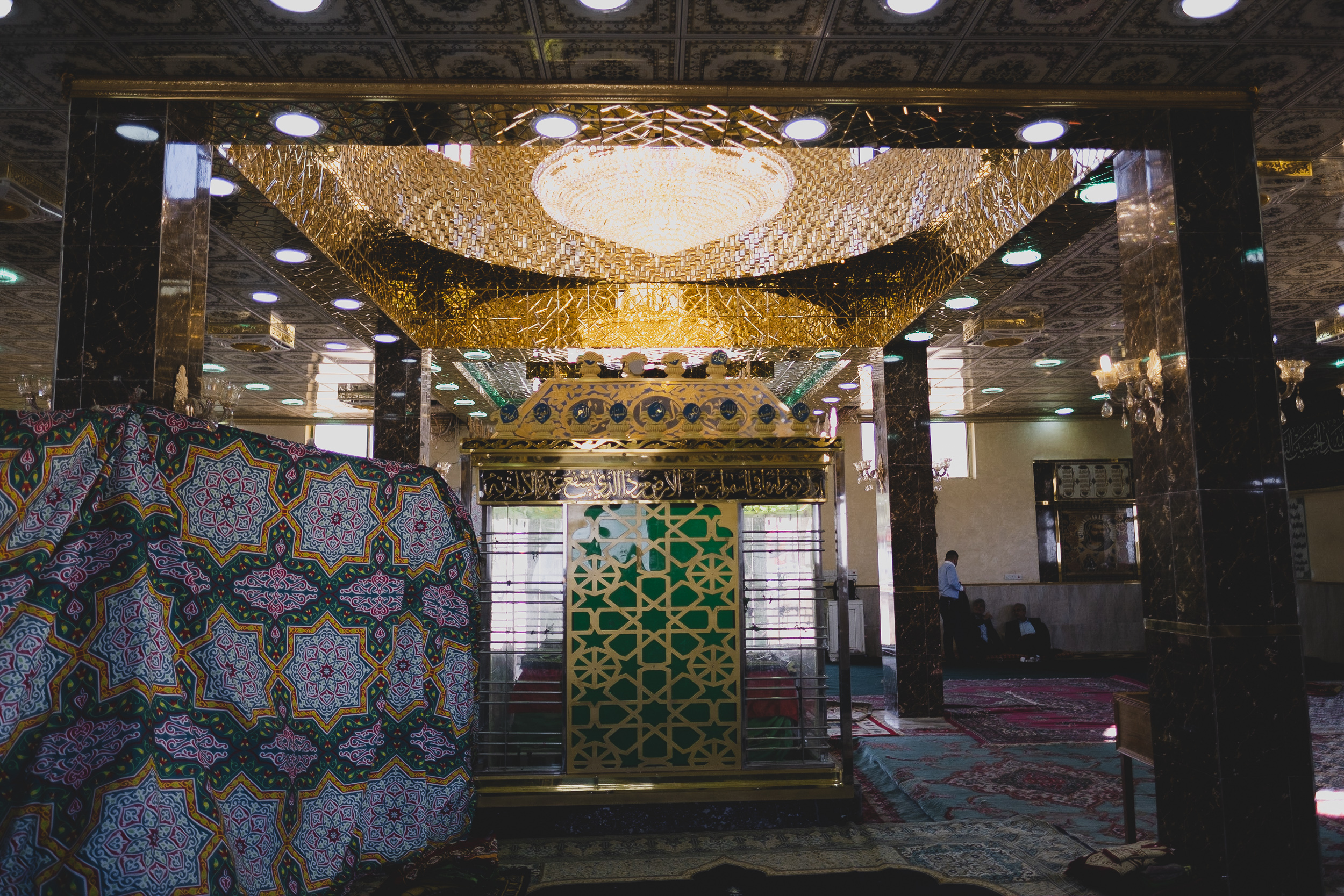 Although it translates as shrine, this is a “maqam” — meaning a place dedicated to Saida Zeyneb but not her actual tomb. (Photo: Kurdistan 24/Levi Clancy)