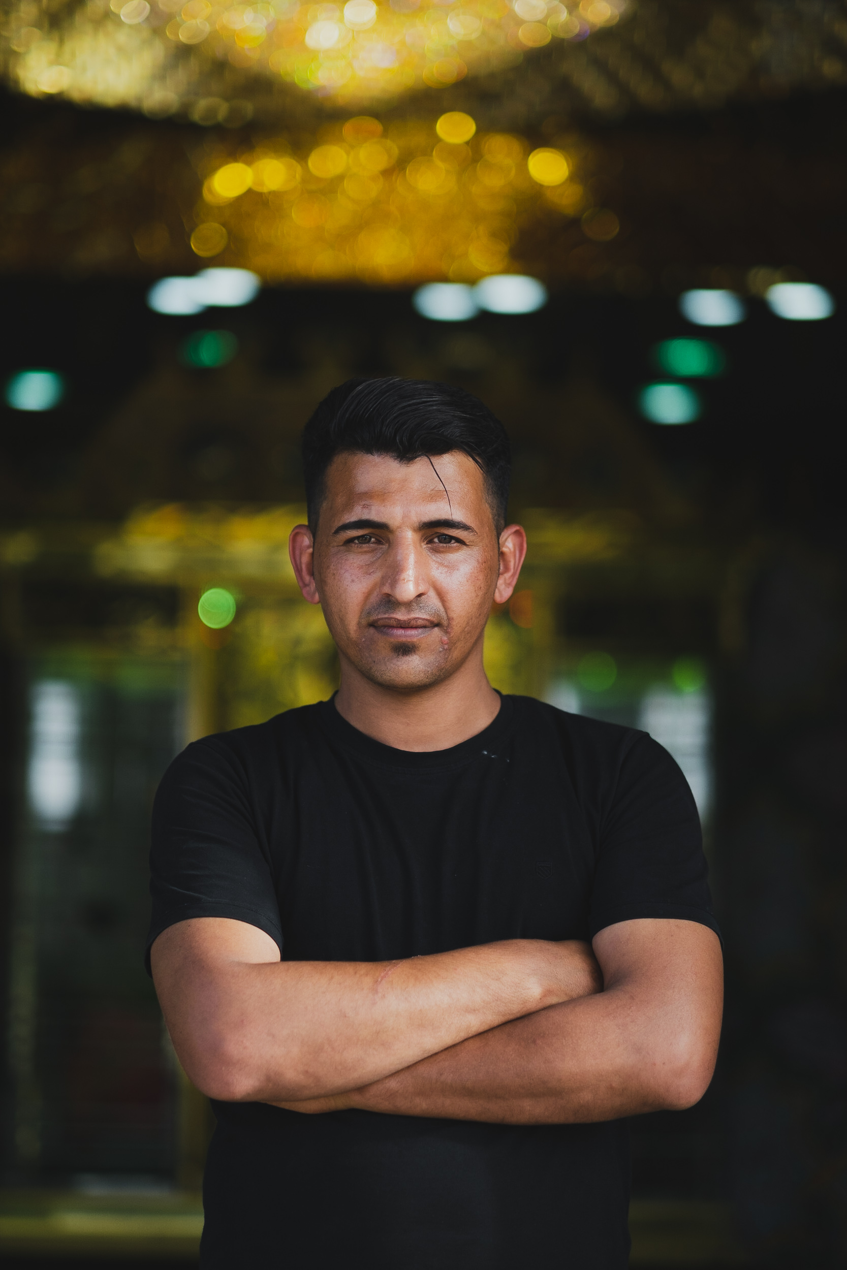 Sabah is a Shia Kurd from Shingal who fled to Zakho as an IDP, where he lives today. (Photo: Kurdistan 24/Levi Clancy)