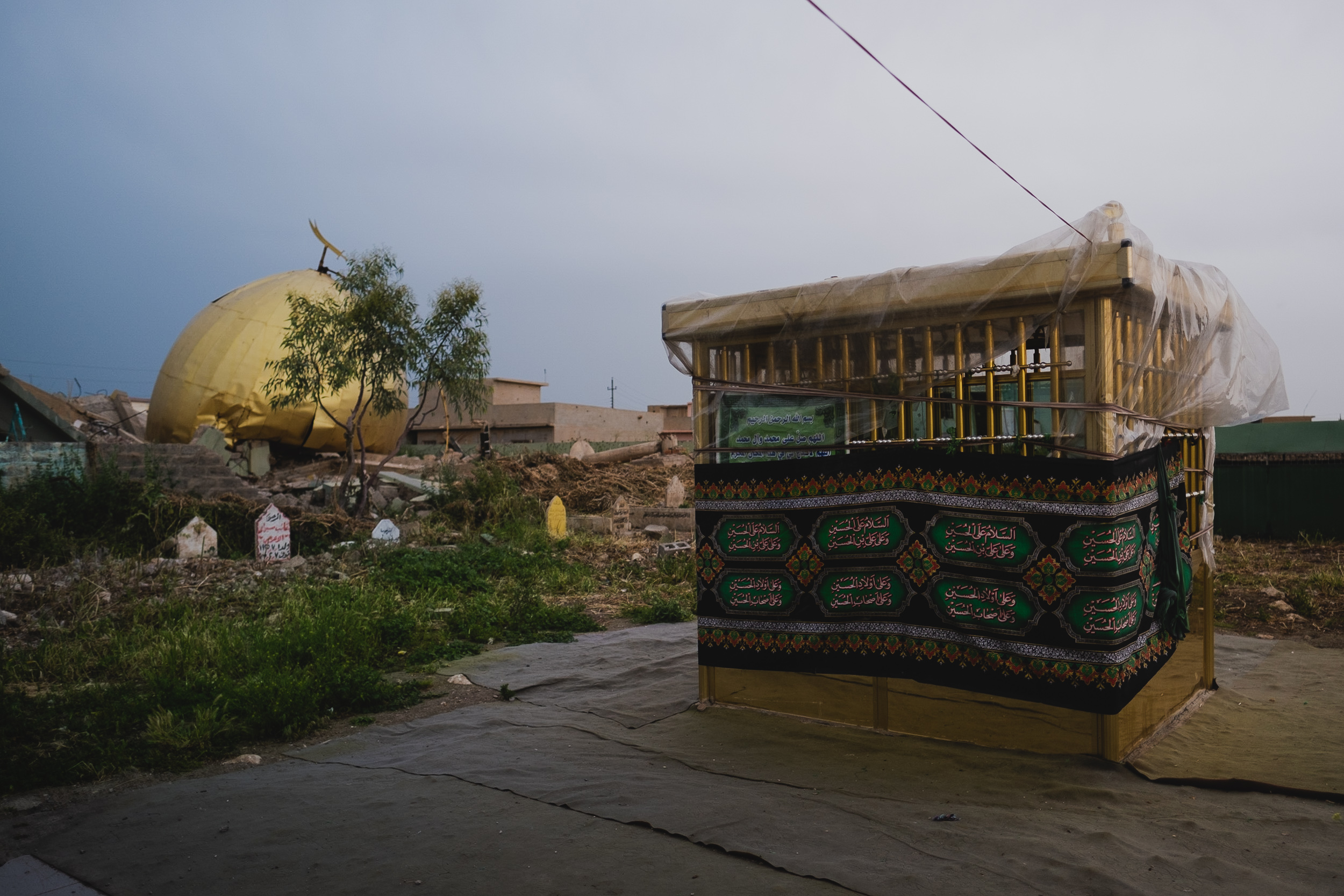 The shrine of Zakr al-Deen. (Photo: Kurdistan 24/Levi Clancy)