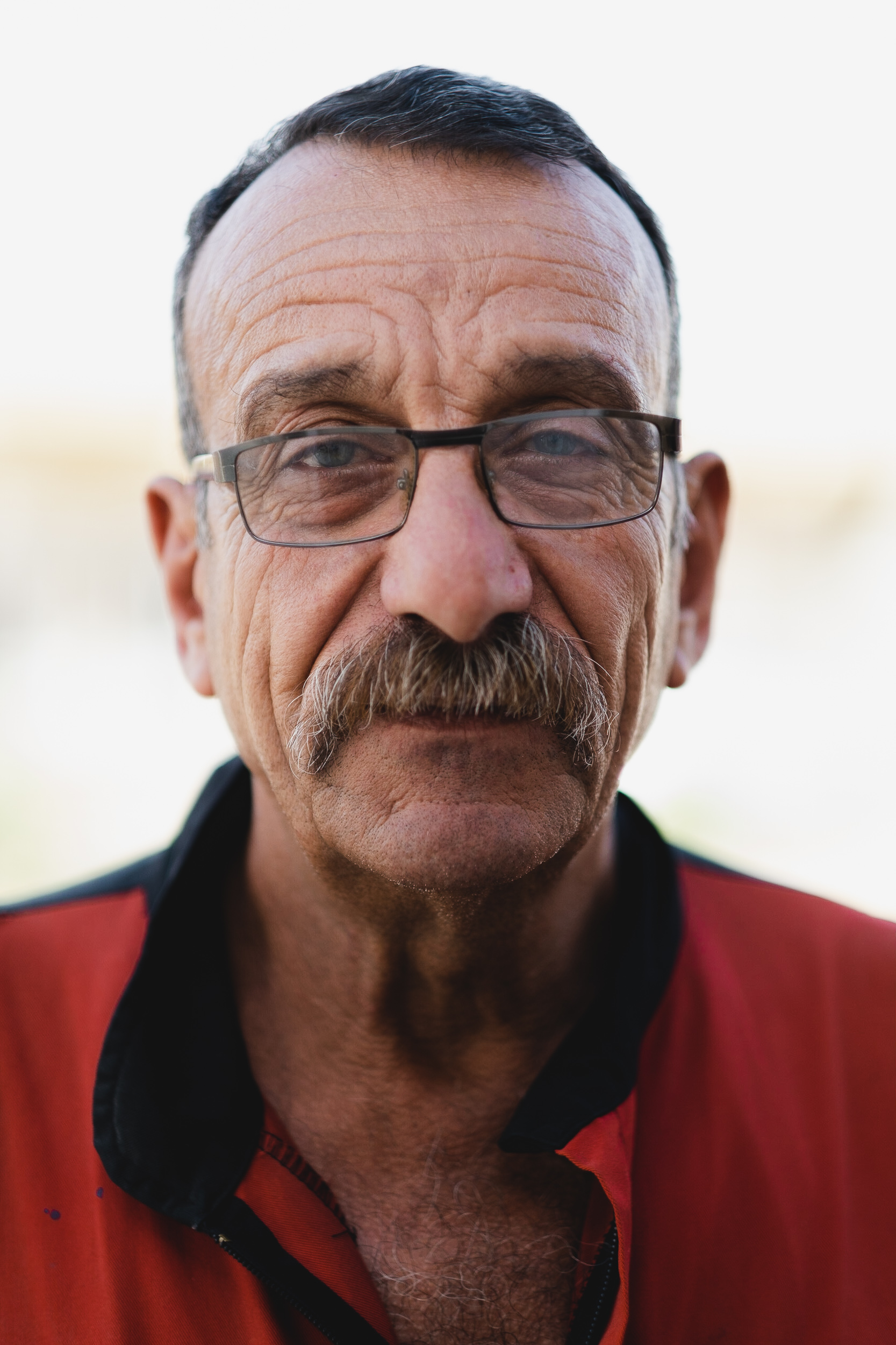 Wa’ad is a Syriac Catholic gentleman from Shingal. (Photo: Kurdistan 24/Levi Clancy)