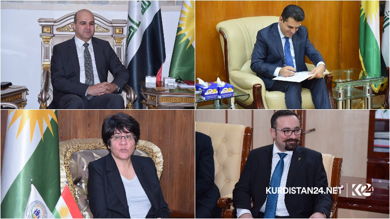 چەند وەزیرێكی نوێ دەست بەكاربوون