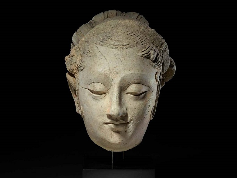 Buddhist heads looted from Afghanistan during post 9/11 conflict. (Photo: Trustees of the British Museum)