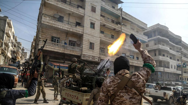Li Efrînê grûpên çekdar bi hev ketin.. Kuştî û birîndar hene