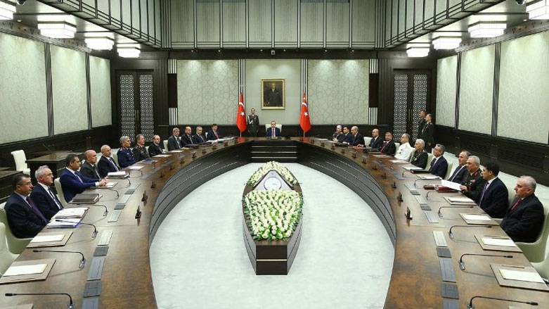 Encûmena Asayîşa Netewî ya Tirkiyê bo operasyona Rojavayê Kurdistanê dicive