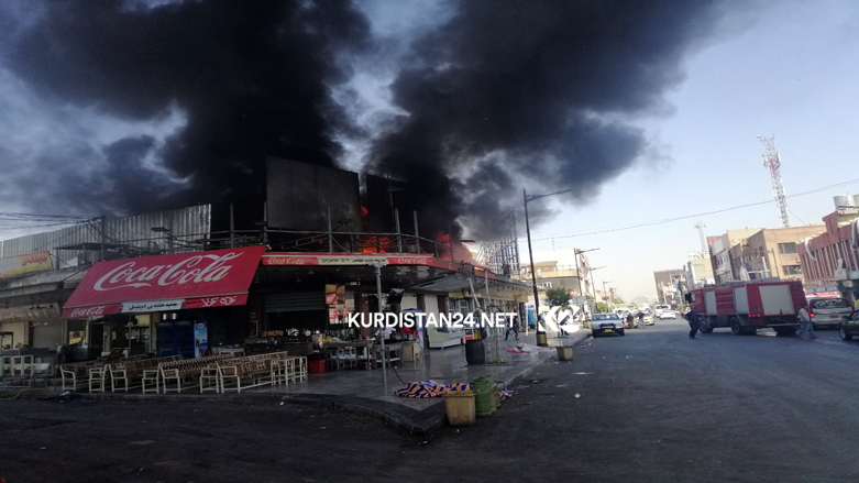 Agir bi bazareke Hewlêrê ket