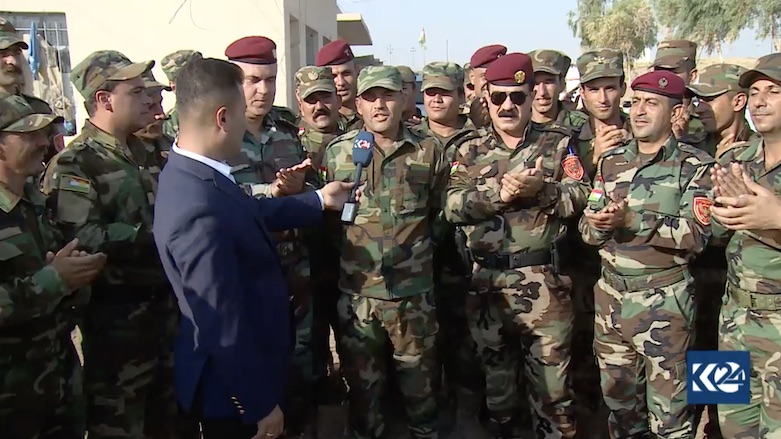 PHOTOS: Peshmerga forces celebrate Eid on the front line