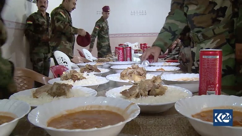 PHOTOS: Peshmerga forces celebrate Eid on the front line