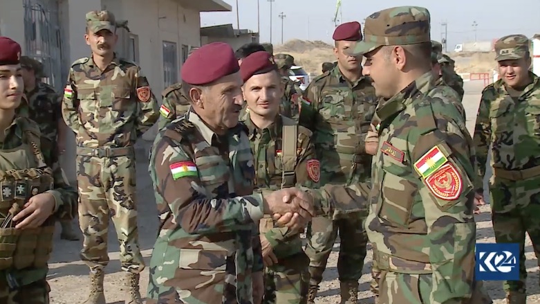 PHOTOS: Peshmerga forces celebrate Eid on the front line