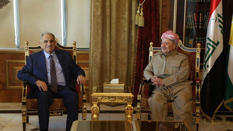 ‌آقای بارزانی با صالح موتلگ دیدار کرد